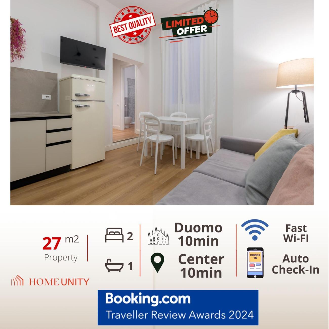 Nuovo Intimo Apt A 10Min Dal Duomo - Homeunity Milano Ngoại thất bức ảnh